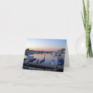 Harbour Sunset Notecards Kort