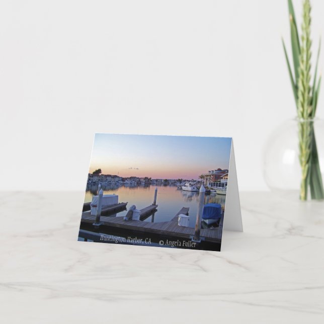 Harbour Sunset Notecards Kort (Framsida)