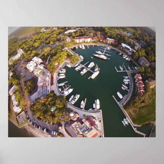 Harbour Town Golf Links, Hilton Head Island, USA Poster (Framsidan)