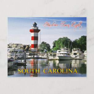 Harbour Town Lighthouse, Hilton Head Island, SC Vykort