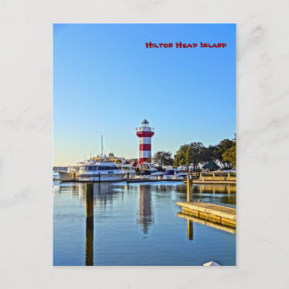 Harbour Town Lighthouse - Hilton Head Island SC Vykort