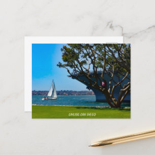 Harbour Views - Sailing San Diego Vykort