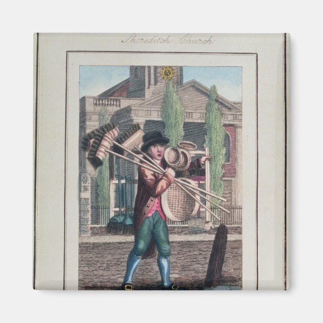 Hårbröd, stöldkyrka magnet (Framsidan)