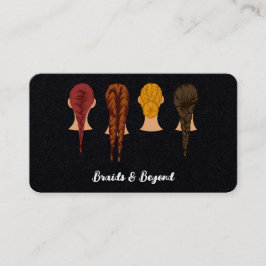 Hårbromsning Affärskort Visitkort