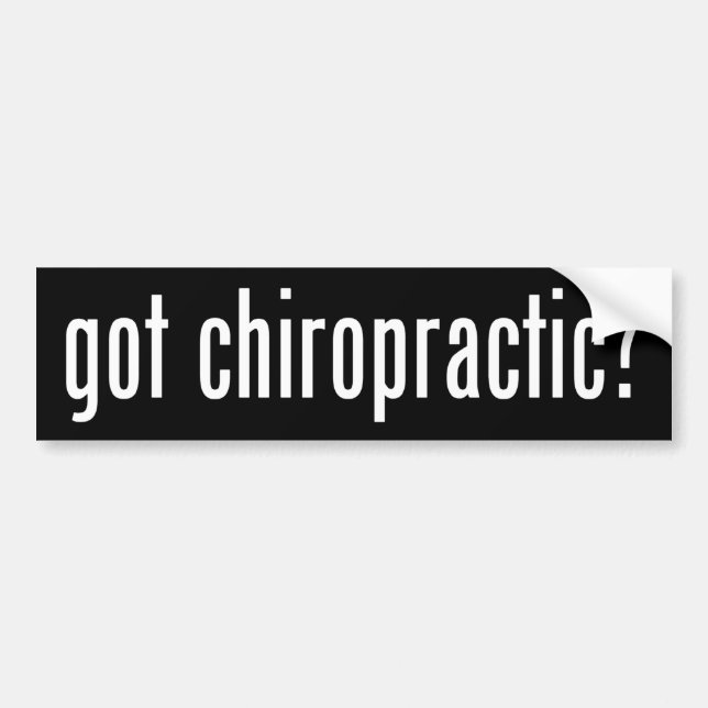 HarChiropractic? Bildekal (Framsidan)