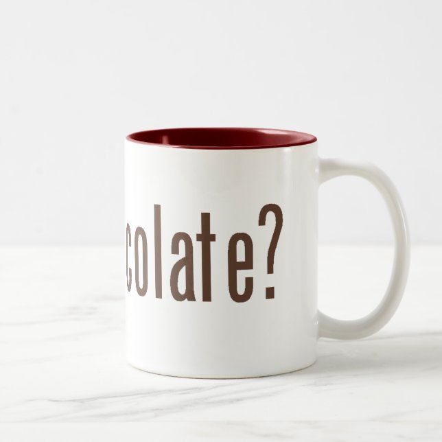 harchoklad? Två-Tonad mugg (Höger)