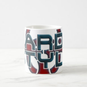 Hård är min Stil 3D transparent hårdstil Kaffemugg