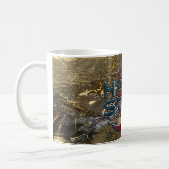 HARD är min STIL + din bakgrundsbild Kaffemugg (Vänster)