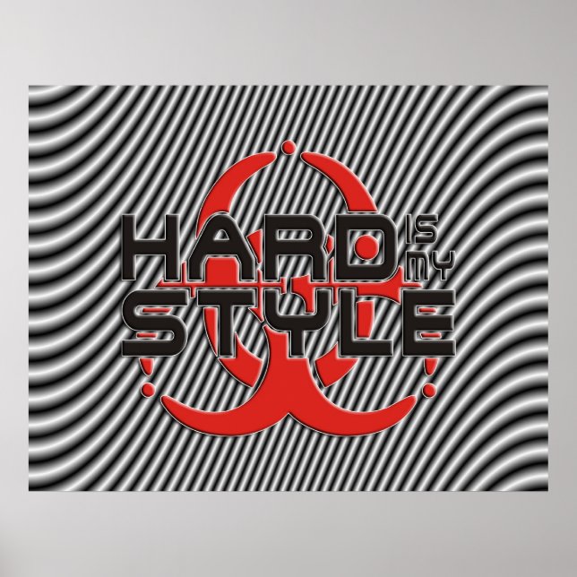 hård är min stil | RAND | musik i maskinformat Poster (Framsidan)