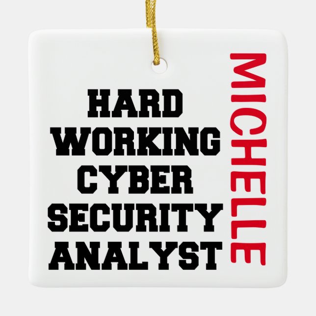 Hård arbetscykel-säkerhetsanalys julgransprydnad keramik (Framsida)