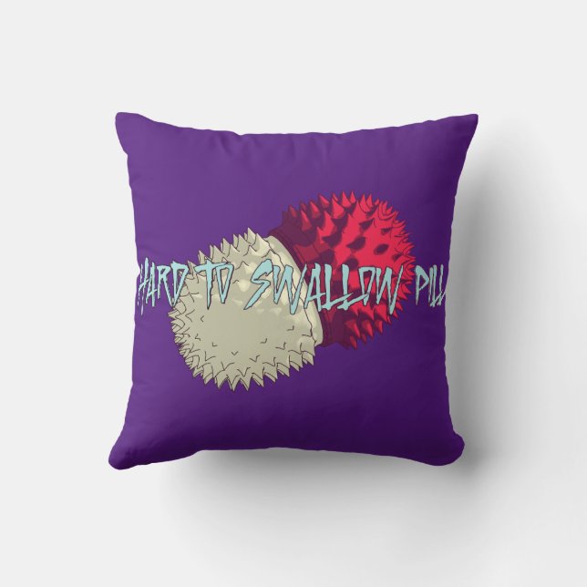 Hård att Svälja fyllning Kudde (Baksida)
