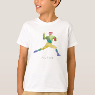 Hård baseball Origami för lek Tee