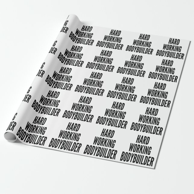 Hård BodyBuilder Presentpapper (Utrullad)