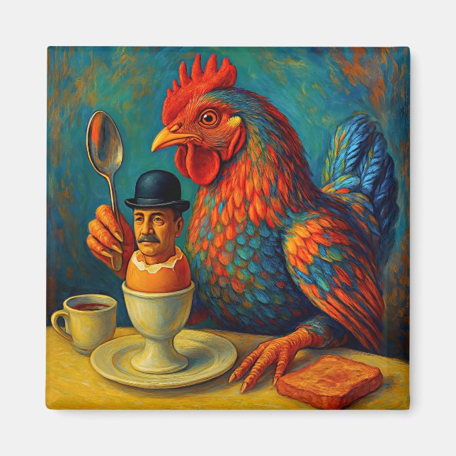 Hard-Boiled Human - Fowl Play at Breakfast Magnet (Framsidan)
