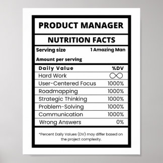 Hård Coola för produktutvecklare i Chef Poster