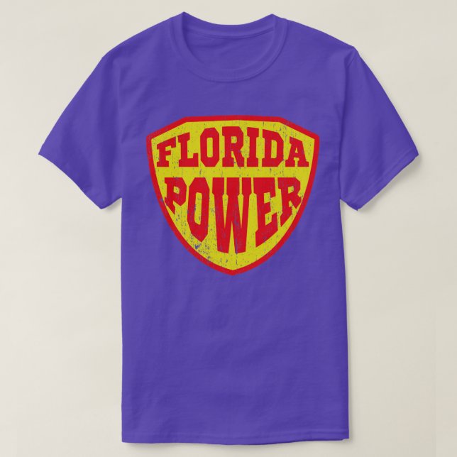 Hård Drawn Florida Power T Shirt (Design framsida)