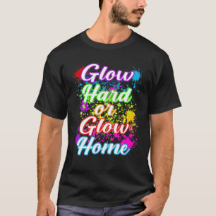 Hård eller glöd hemfärgad coola 80s 90 t shirt