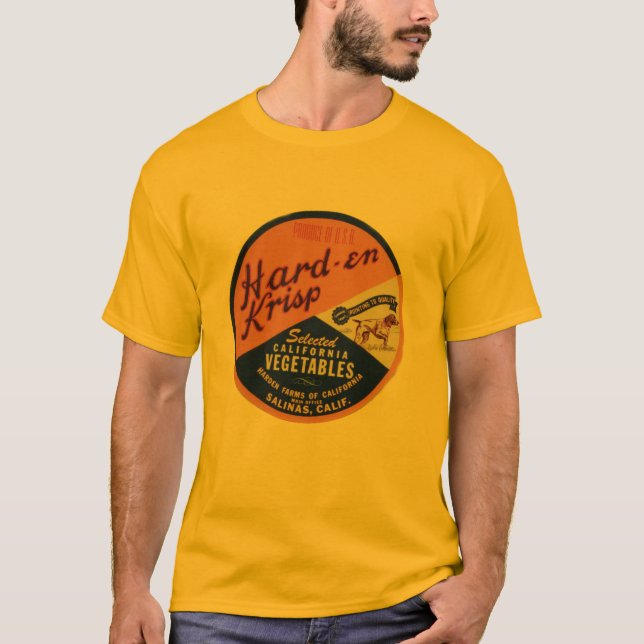 Hård-en Krisp Vegs T-shirt (Framsida)