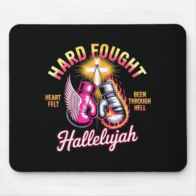 Hard Fought Hallelujah Boxing Gloves Faith  Musmatta (Framsidan)