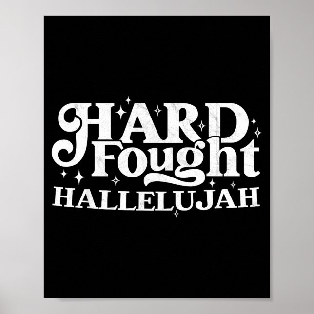 Hard Fought Hallelujah  Poster (Framsidan)