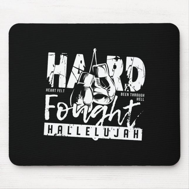 Hard Fought Hallelujah Praise Jesus Bible Verse Ch Musmatta (Framsidan)
