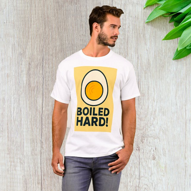 HARD! Funny Hårdkokt Egg Humor T Shirt (Skapare uppladdad)