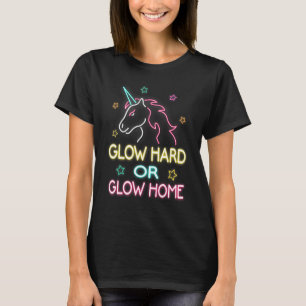 Hård glöd eller glöd, hemenhörning på 80-tal t shirt