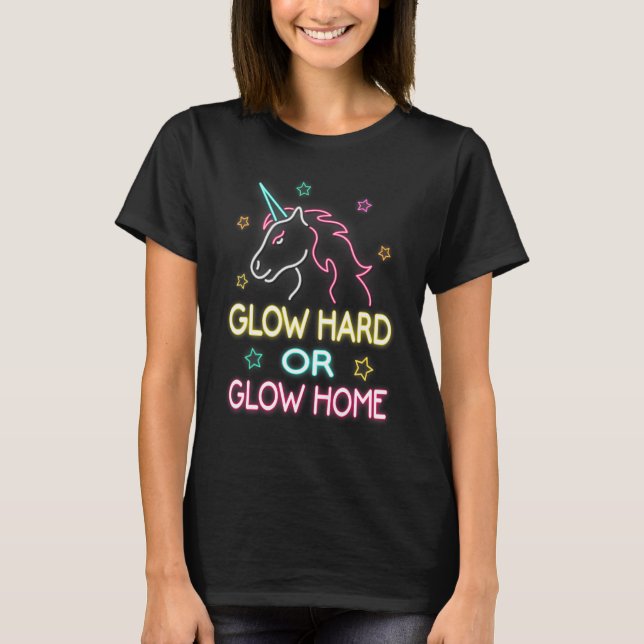 Hård glöd eller glöd, hemenhörning på 80-tal t shirt (Framsida)