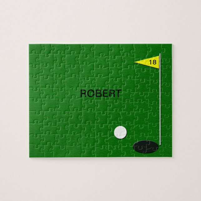 Hard Golf Jigsaw Puzzle Pussel (Horisontell)