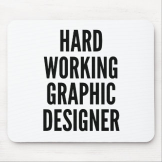 Hård grafikdesigner musmatta