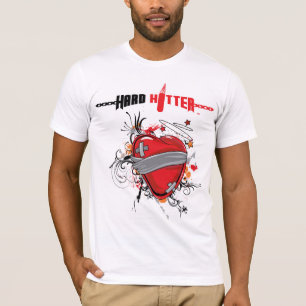 Hård Hitter förbunden utslagsplats för T-shirt