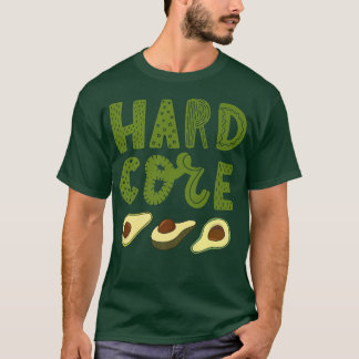 Hård kärna Avocado Funny T Shirt
