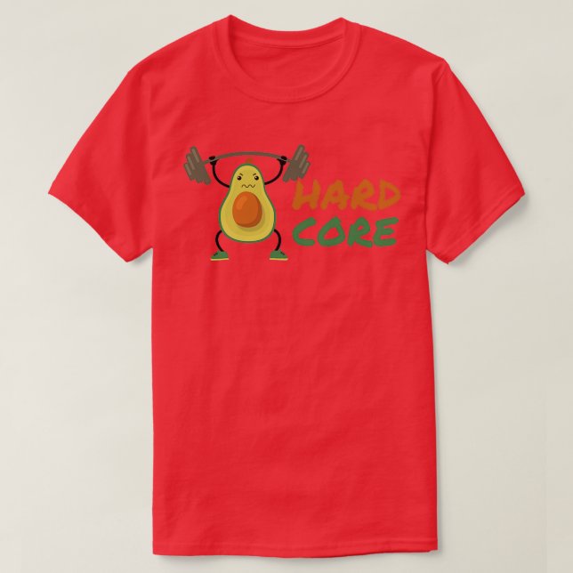 hård kärna, avokado Classic TShirt T Shirt (Design framsida)