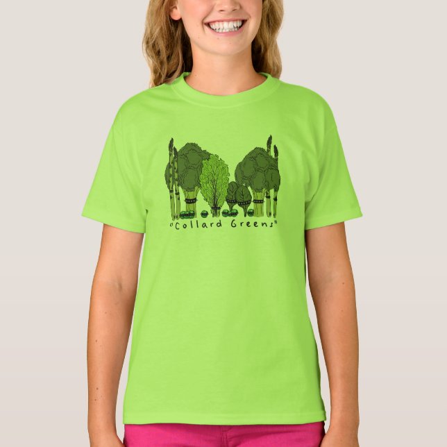 Hård kärnaCollardgröntar Tröja (Framsida)