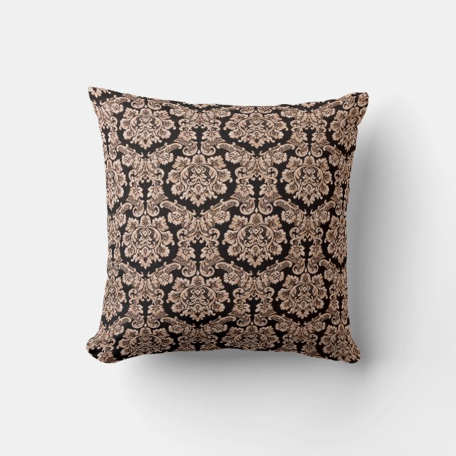 Hård lila brocade, abstraktens bakgrund. kudde (Framsida)