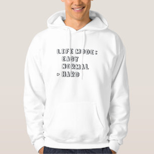 Hård livsläge hoodie