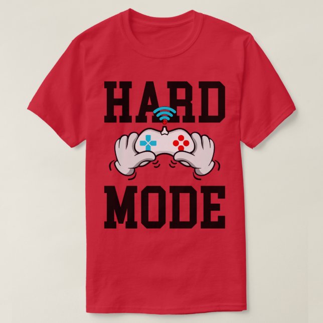 HARD MODE GAMERS LIFE EDITION T SHIRT (Design framsida)