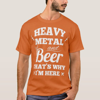 Hård musik och öl från metall t shirt