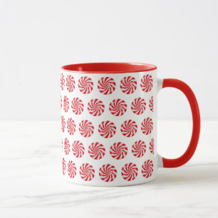 Hård pepparmyntkanditekaffe i Mugg
