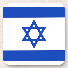 Hård plastfilm underlägg med flagga av Israel