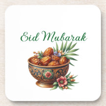 Hard plastic coaster-Eid Mubarak Tableware