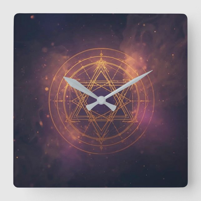 Hard plastic coaster fyrkantig klocka (Framsida)