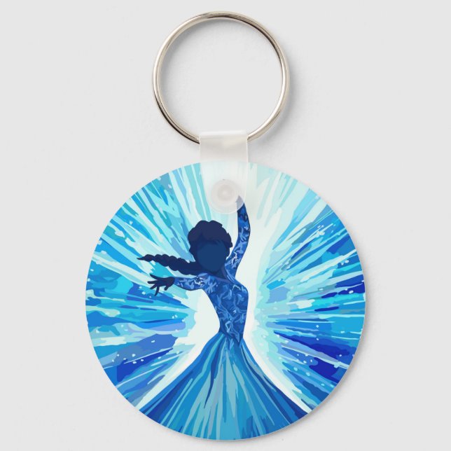 Hard plastic coaster nyckelring (Framsida)