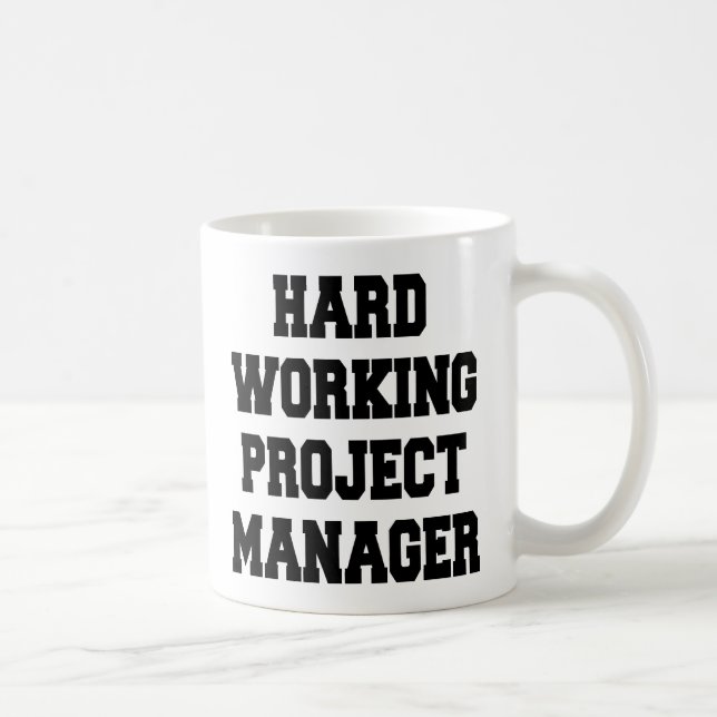 Hård projektledare kaffemugg (Höger)