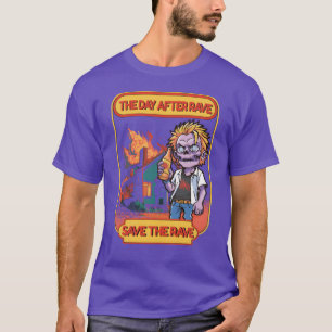 Hård Rave Musik Raver 90s EDM DJ HouseMusic fa T Shirt