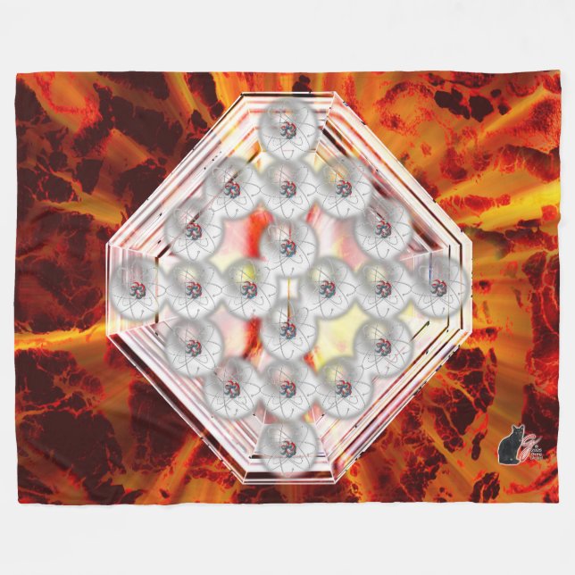 Hard Rock Horisontell Fleecefilt (Framsidan (Horisontell))