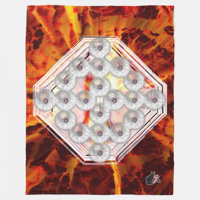 Hard Rock Vertikal Fleecefilt (Framsidan)