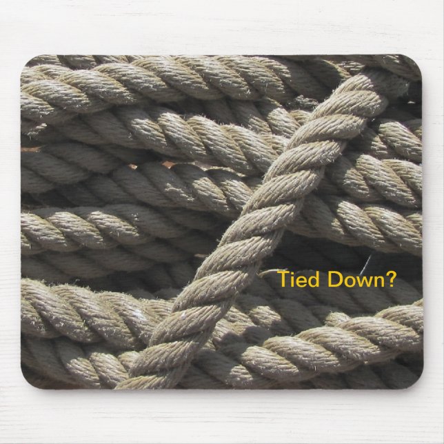 Hård Rope Mouse Pad Musmatta (Framsidan)