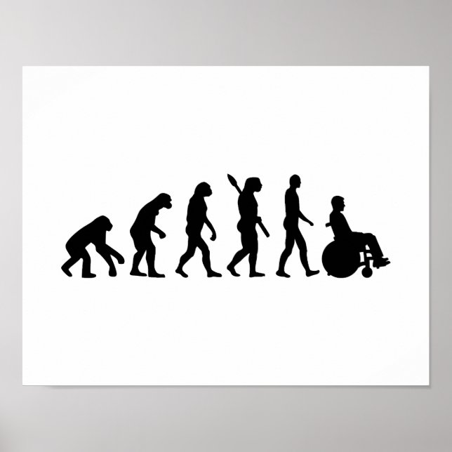Hård rullstol i utveckling poster (Framsidan)