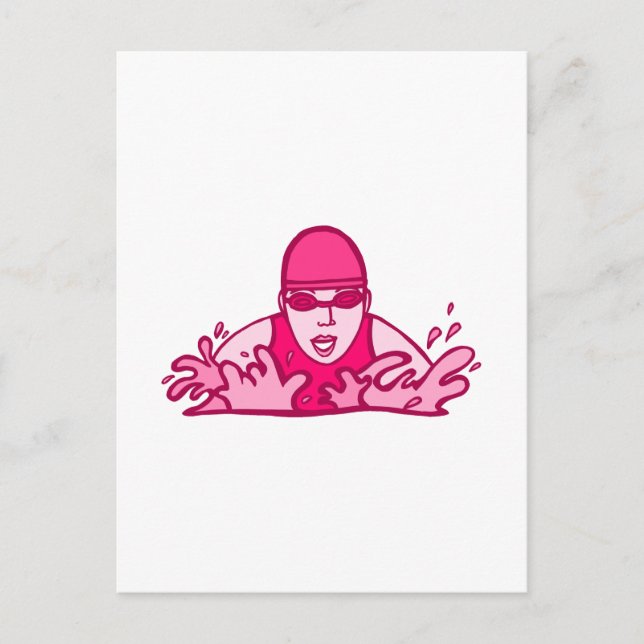 Hård simma vykort (Framsida)